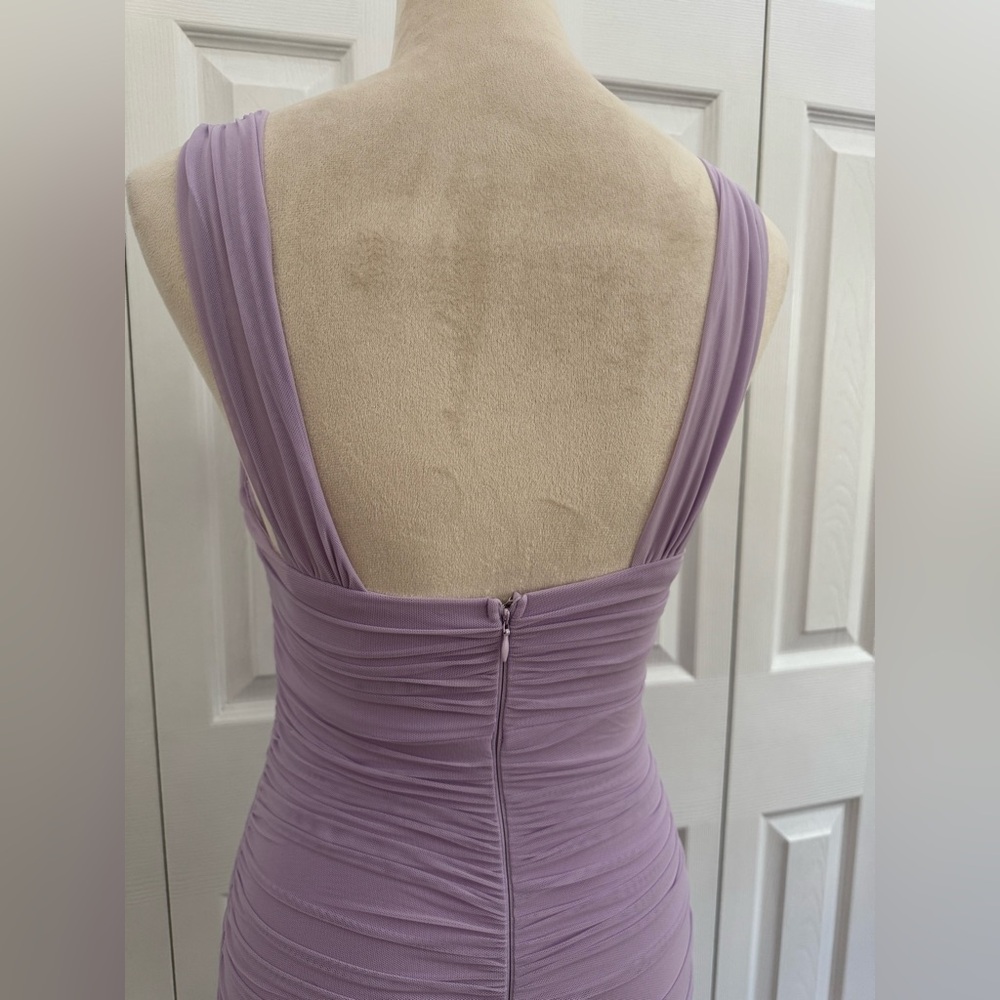 Hello Molly Sz4 lavender long body con polyester spandex dress - Picture 4 of 16